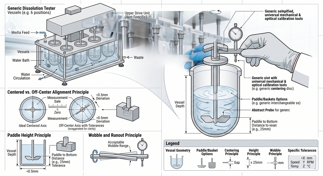 How to Calibrate a Dissolution Tester: Mechanical Checks and Performance Verification (USP <711>)