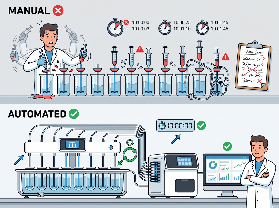 How Automated Sampling Eliminates Human Error in Dissolution Testing: RCZ-QY12 Deep Dive