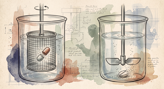 Dissolution Apparatus 1 vs 2 (Basket vs Paddle): A Selection Guide for Pharma QC Labs