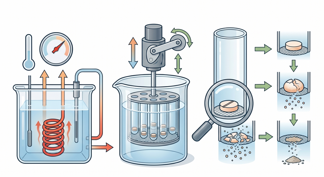 Accelerated Disintegration Testing: Methods, Instruments, and What USP <701> Actually Requires