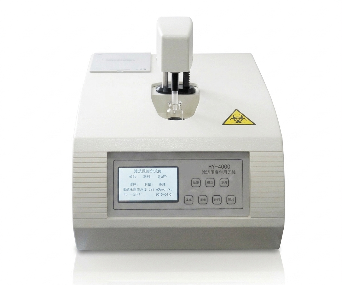 HY-4000 freezing-point osmometer, front view